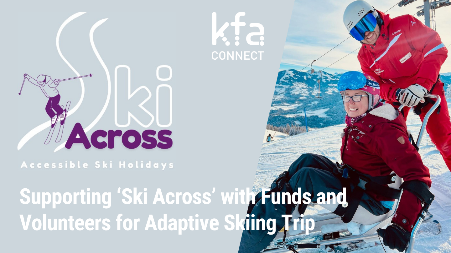 Ski Across header - KFA Connect’s £1000 Donation and Volunteer Efforts Support 'Ski Across' Charity Skiing Trip for People with Disabilities